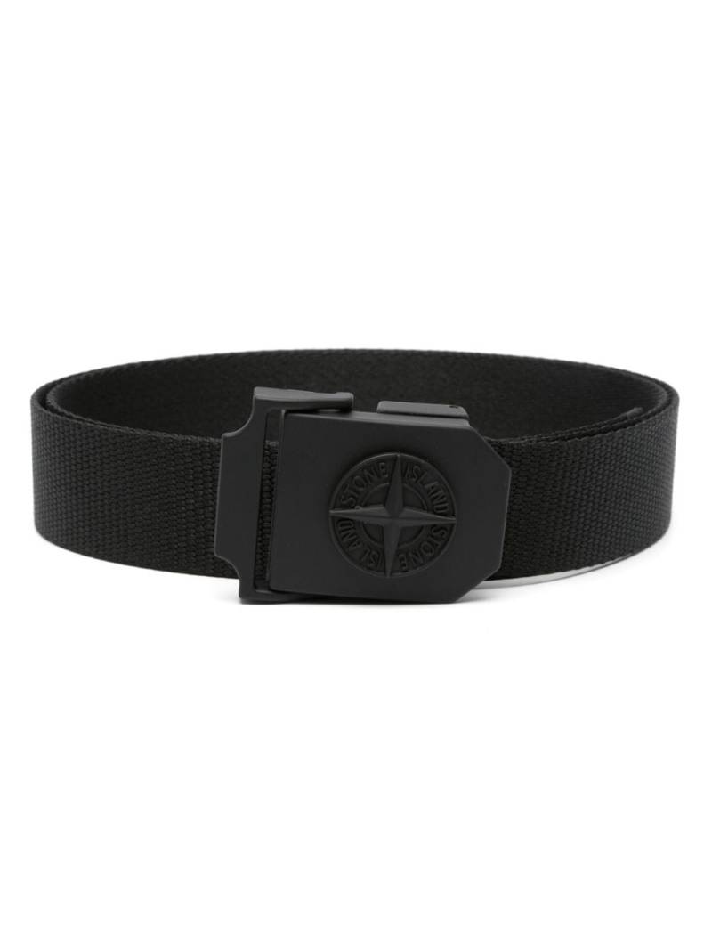 Stone Island Compass-badge belt - Black von Stone Island