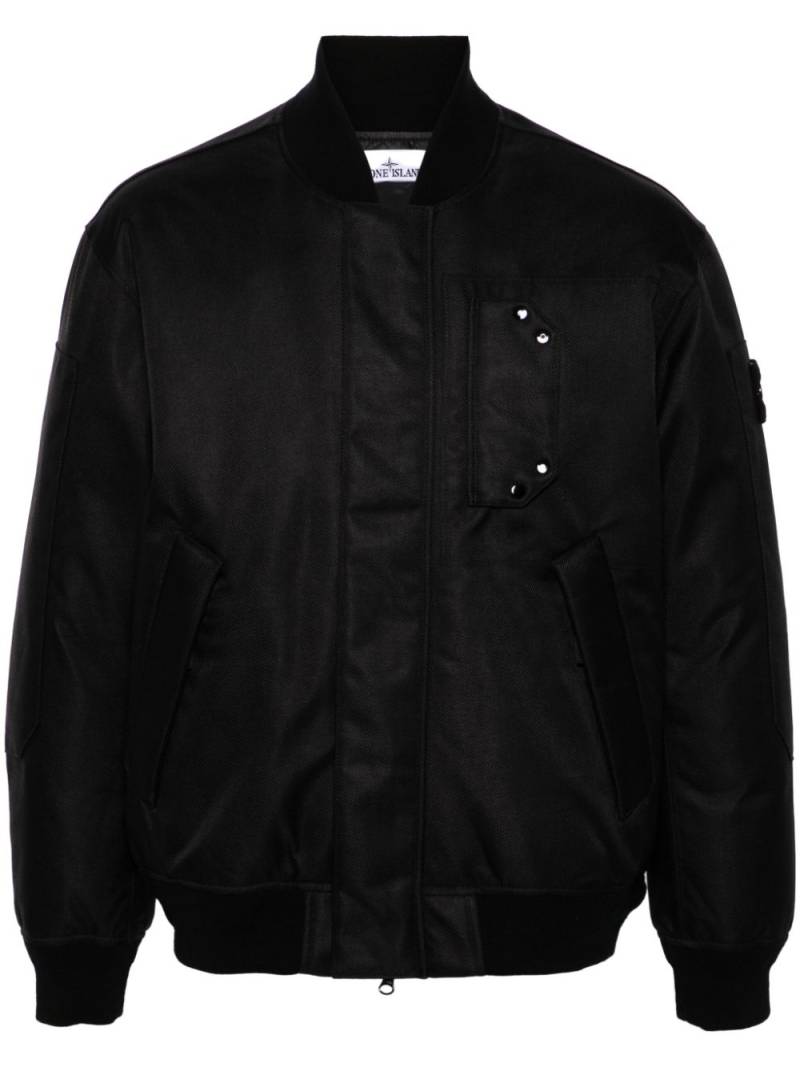 Stone Island Compass-badge bomber jacket - Black von Stone Island