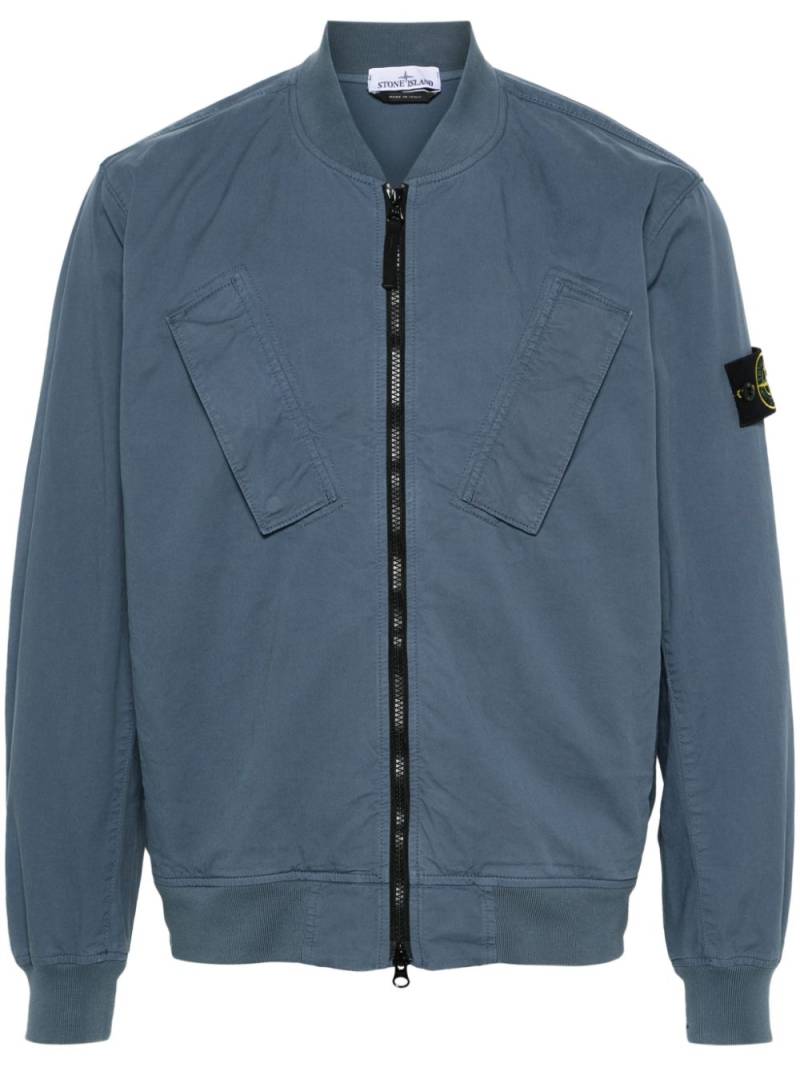 Stone Island Compass-badge bomber jacket - Blue von Stone Island