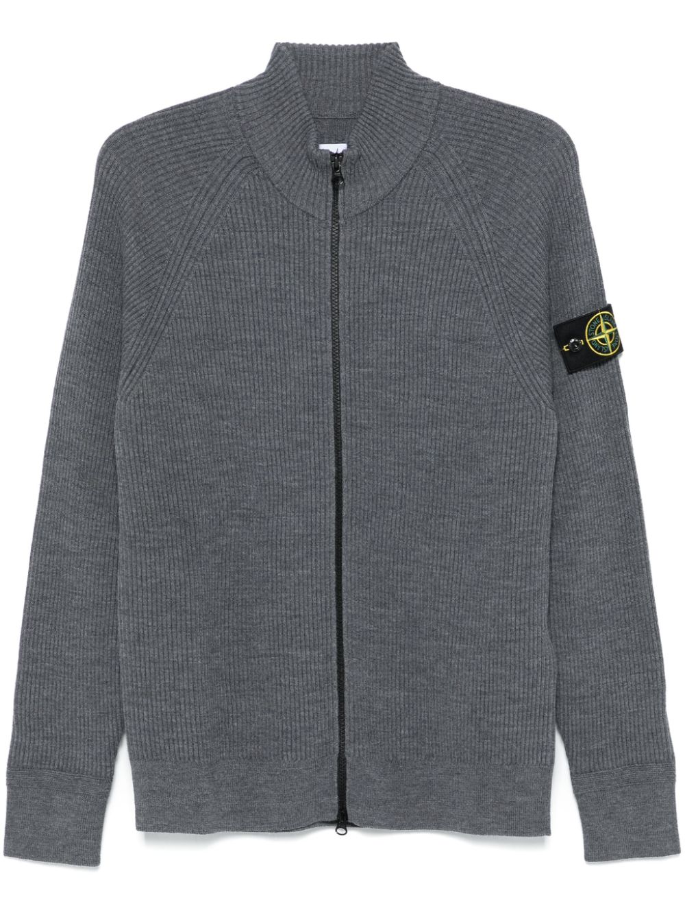 Stone Island Compass-badge cardigan - Grey von Stone Island