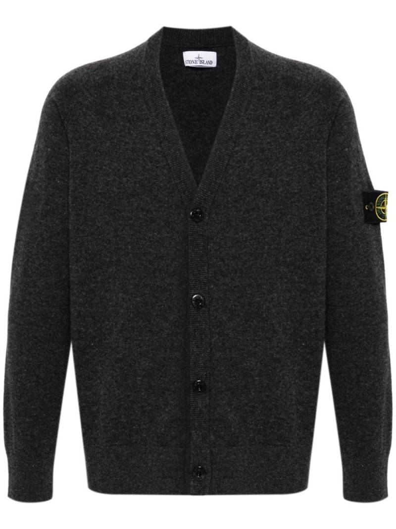 Stone Island Compass-badge cardigan - Grey von Stone Island