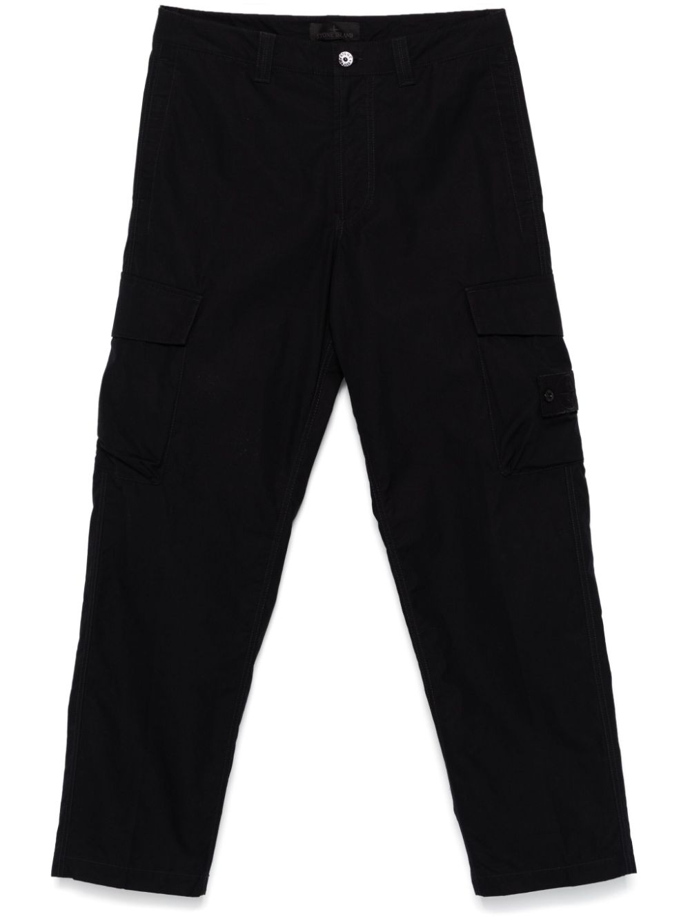 Stone Island Compass-badge cargo pants - Black von Stone Island