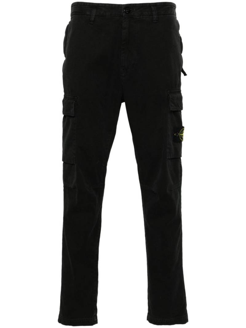 Stone Island Compass-badge cargo pants - Black von Stone Island