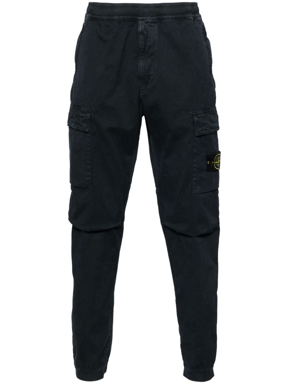 Stone Island Compass-badge cargo trousers - Blue von Stone Island