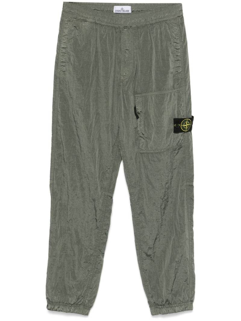 Stone Island Compass-badge cargo trousers - Green von Stone Island