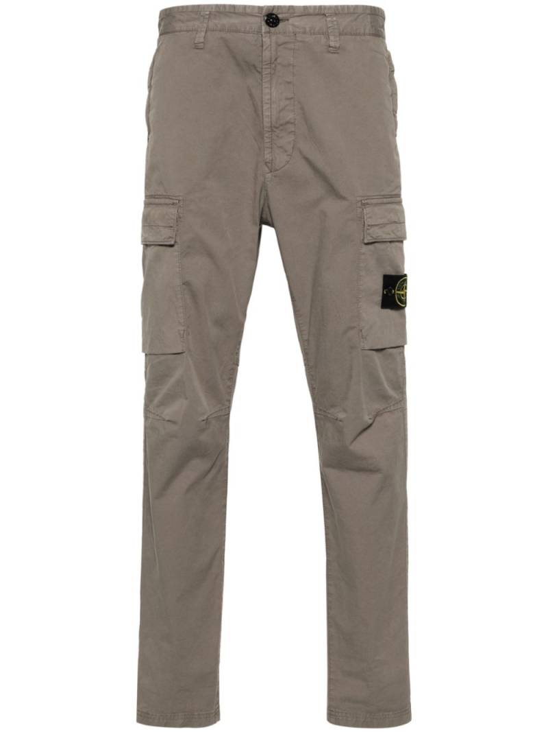 Stone Island Compass-badge cargo trousers - Grey von Stone Island