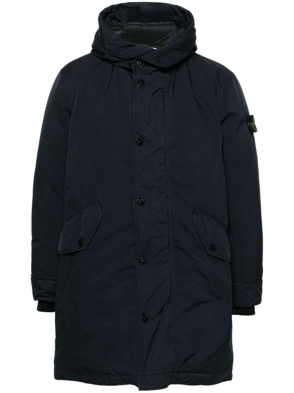 Stone Island Compass-badge coat - Blue von Stone Island