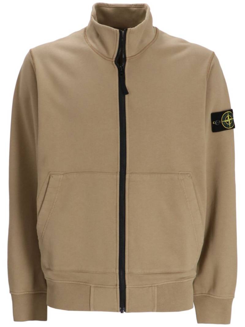 Stone Island Compass-badge cotton jacket - Neutrals von Stone Island