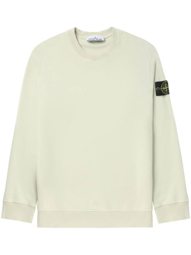 Stone Island Compass-badge cotton sweatshirt - Neutrals von Stone Island