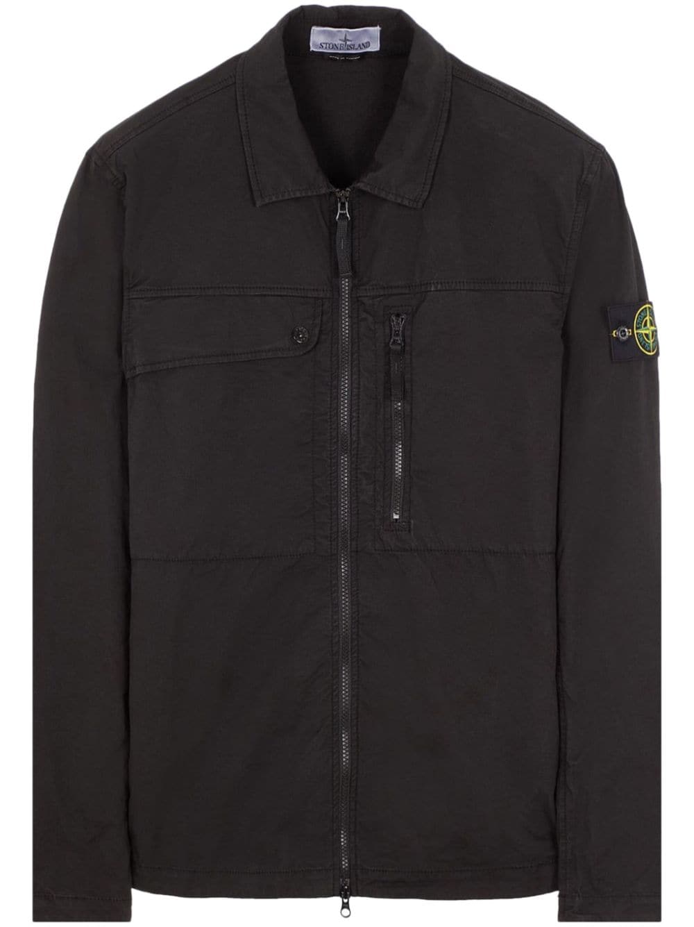 Stone Island Compass-badge denim jacket - Black von Stone Island