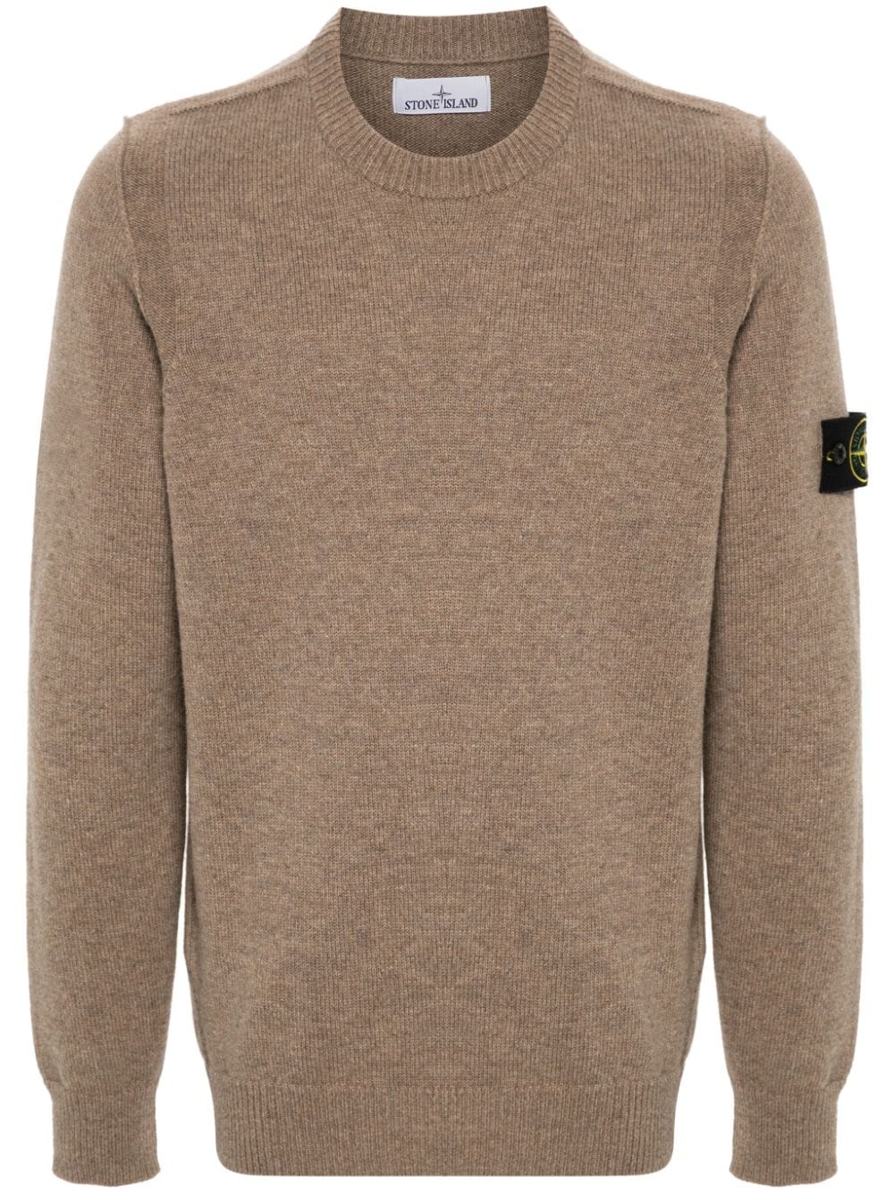 Stone Island Compass-badge fine-knit jumper - Brown von Stone Island