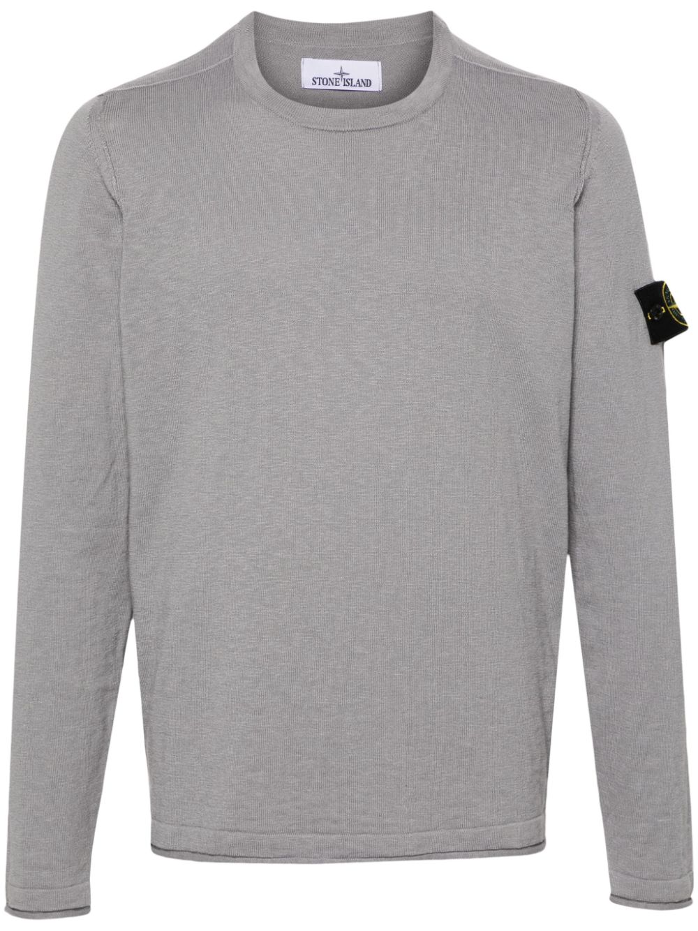 Stone Island Compass-badge fine-knit jumper - Grey von Stone Island