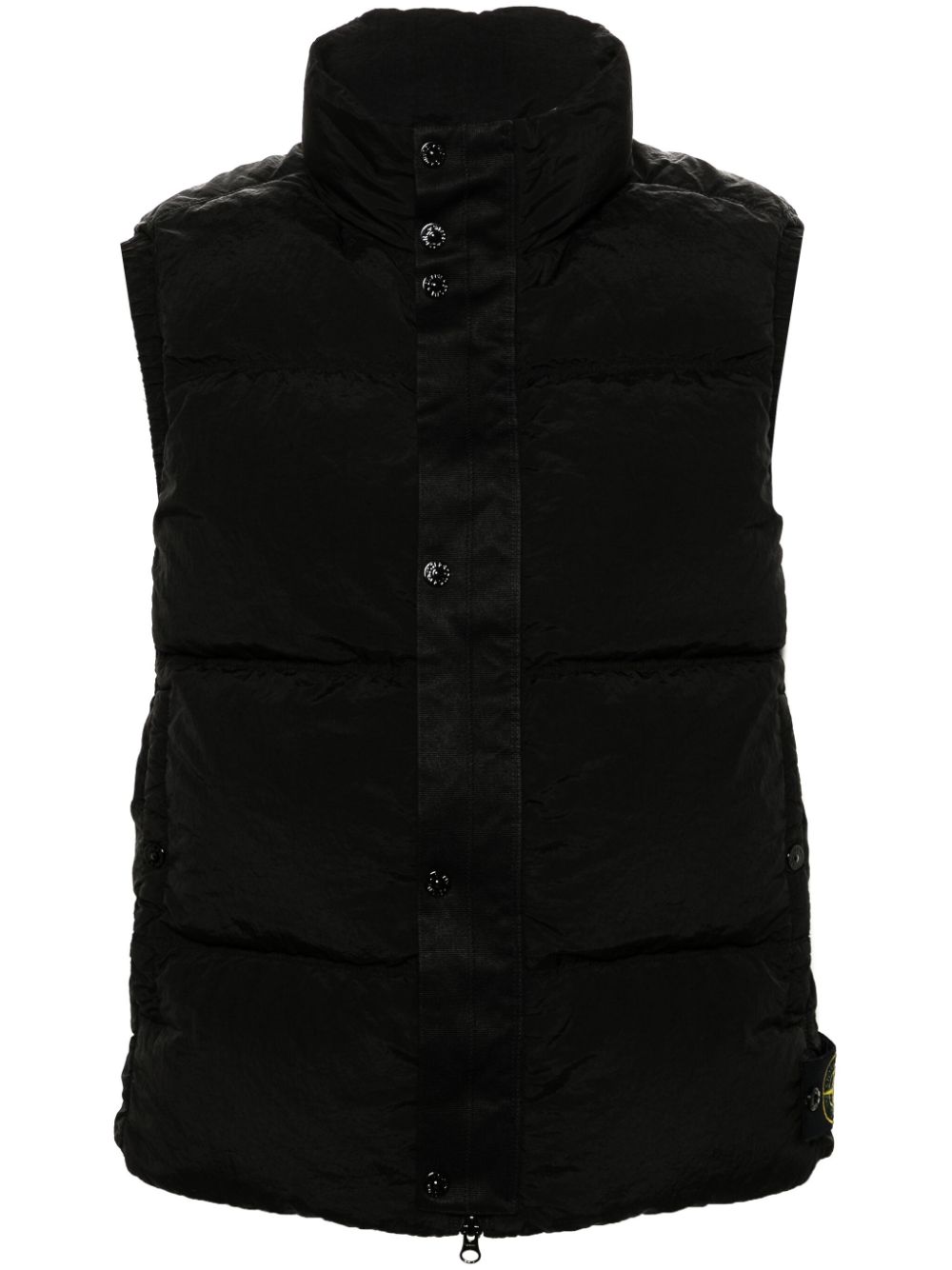 Stone Island Compass-badge gilet - Black von Stone Island