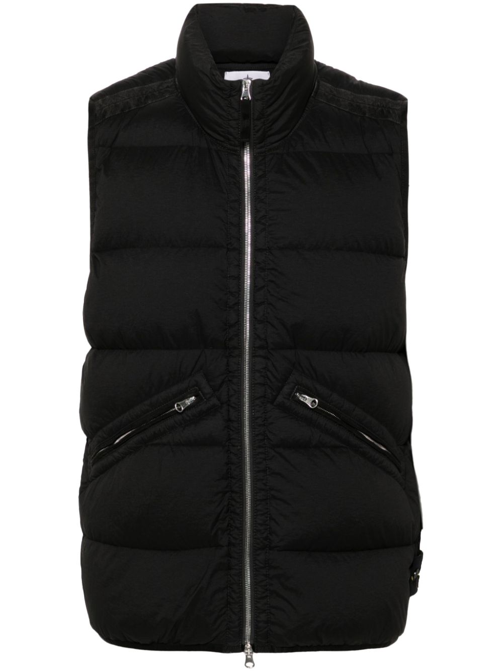 Stone Island Compass-badge gilet - Black von Stone Island