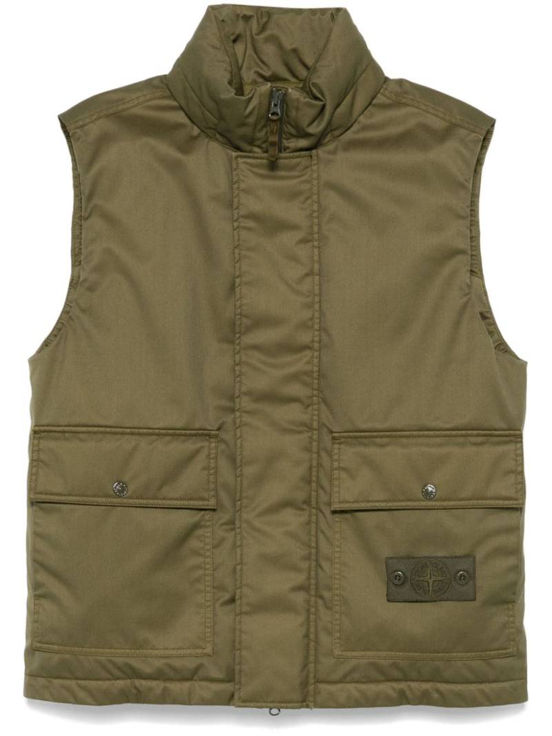 Stone Island Compass-badge gilet - Green von Stone Island