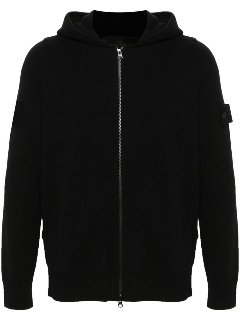 Stone Island Compass-badge hoodie - Black von Stone Island