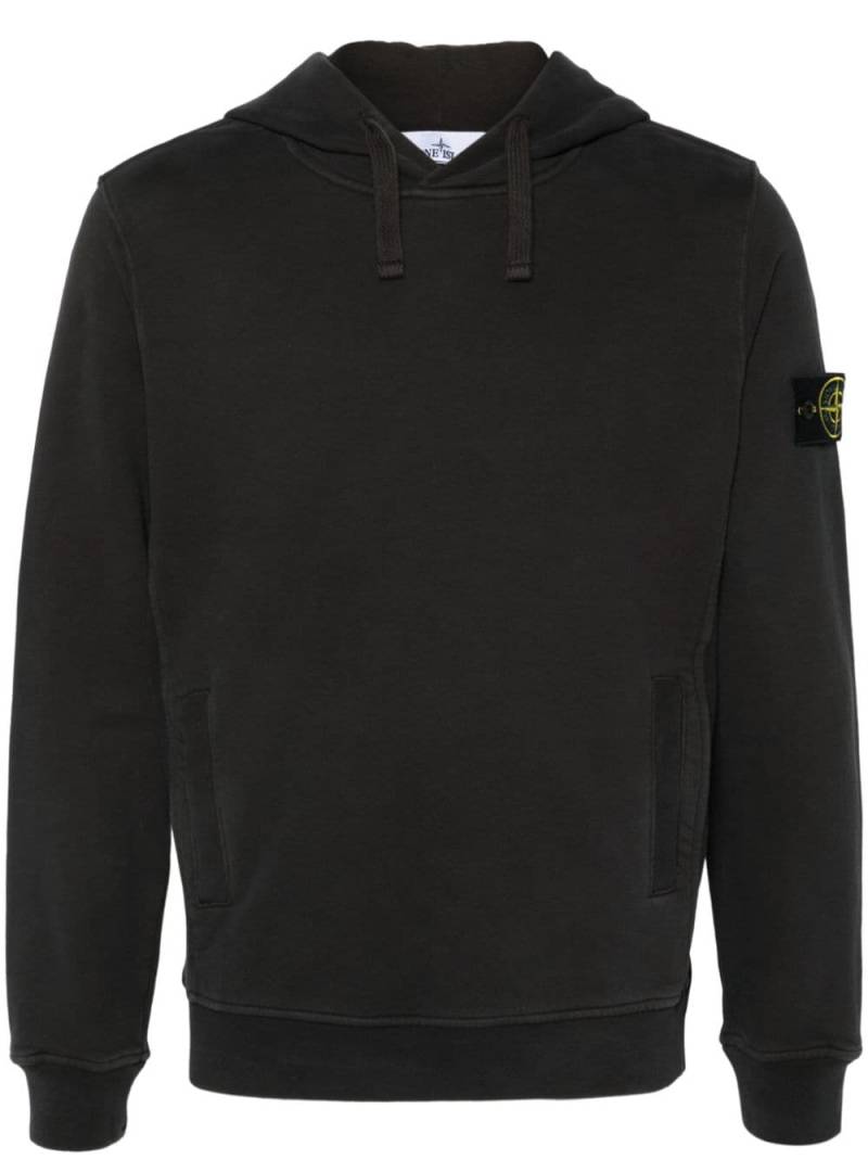 Stone Island Compass-badge hoodie - Black von Stone Island