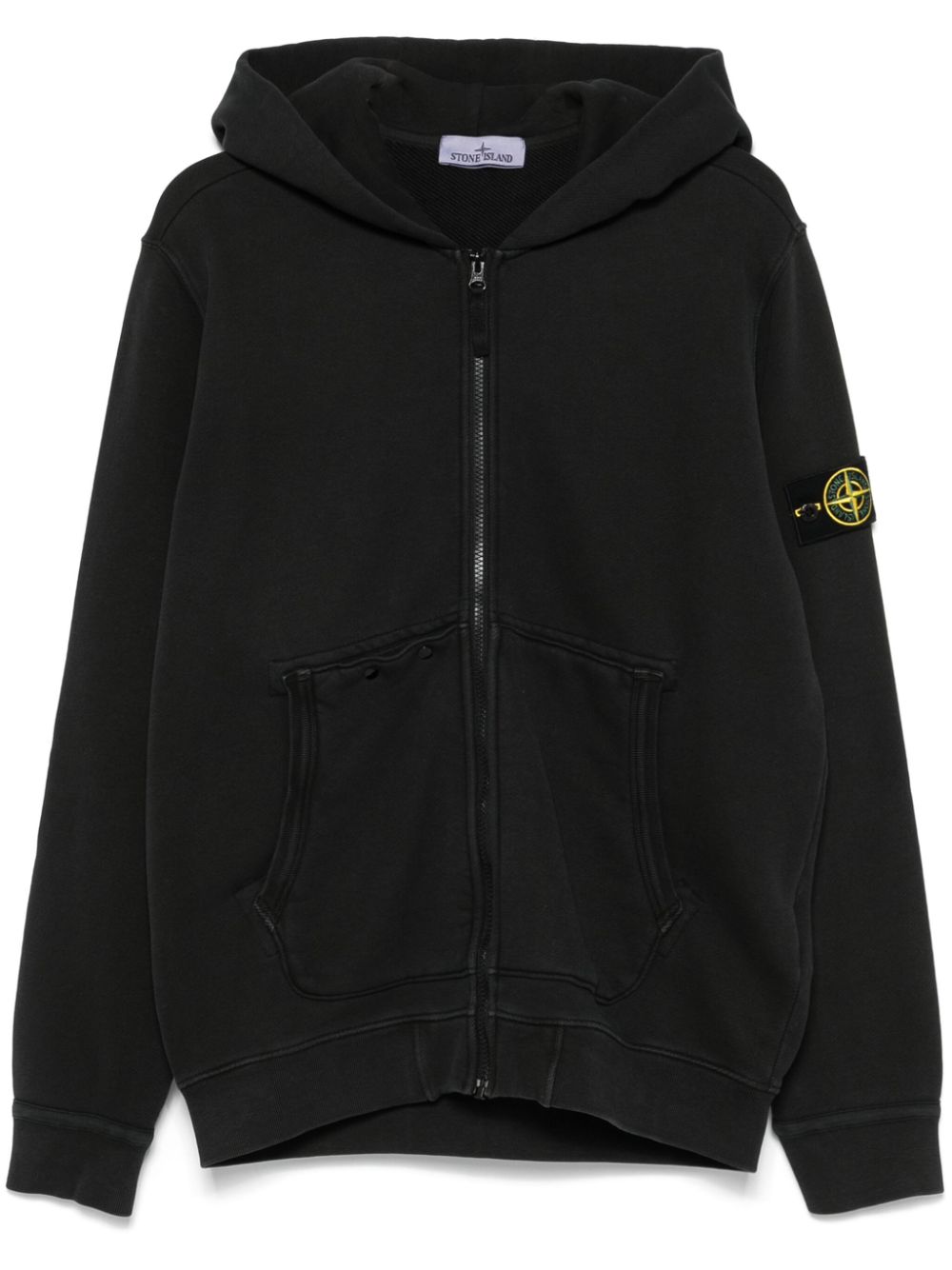 Stone Island Compass-badge hoodie - Black von Stone Island