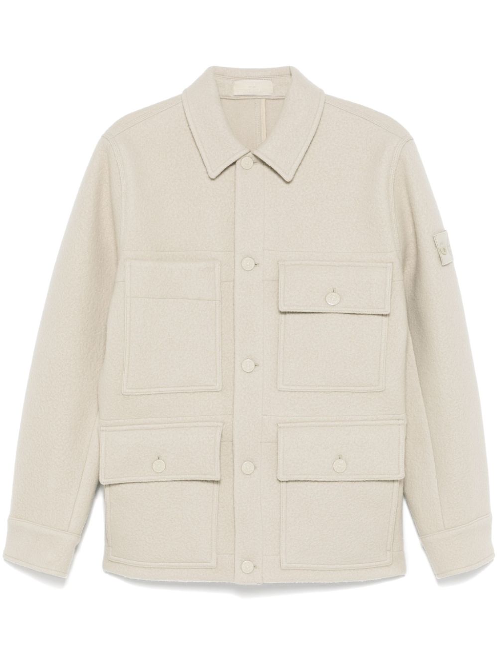 Stone Island Compass-badge jacket - Neutrals von Stone Island