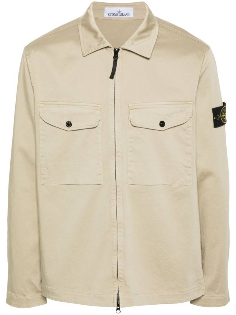 Stone Island Compass-badge jacket - Neutrals von Stone Island