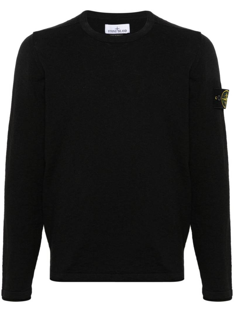 Stone Island Compass-badge jumper - Black von Stone Island