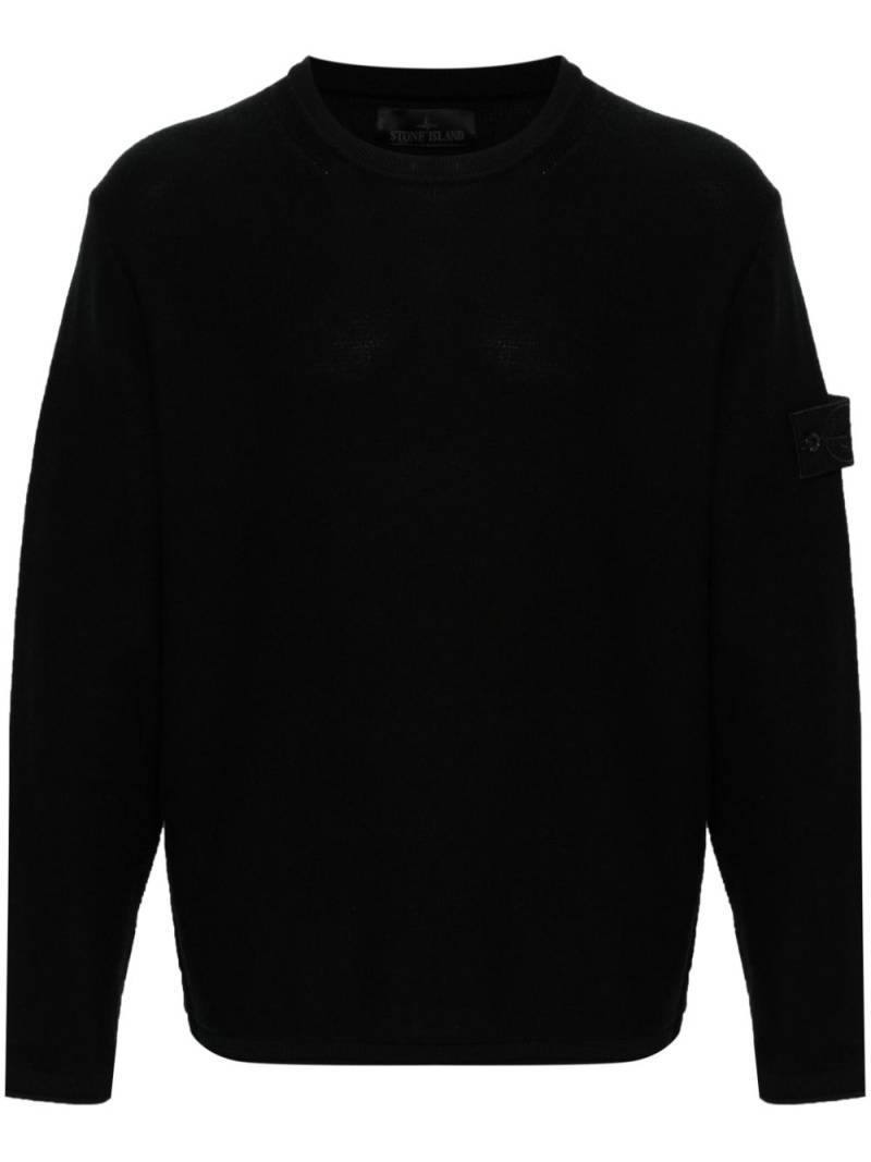 Stone Island Compass-badge jumper - Black von Stone Island