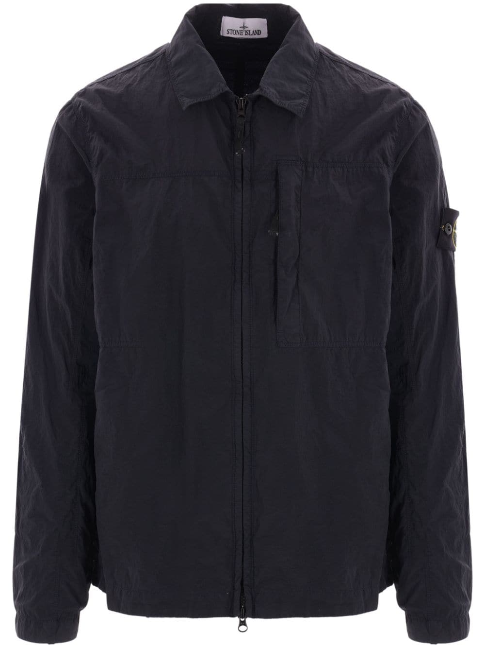 Stone Island Compass-badge overshirt - Blue von Stone Island