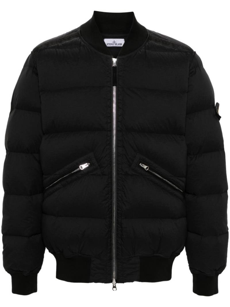 Stone Island Compass-badge padded jacket - Black von Stone Island