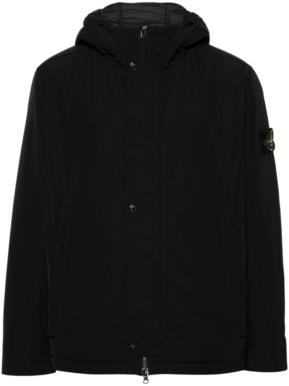 Stone Island Compass-badge padded jacket - Black von Stone Island