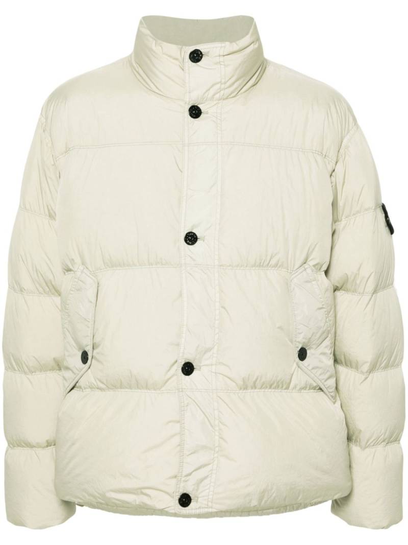 Stone Island Compass-badge padded jacket - Neutrals von Stone Island