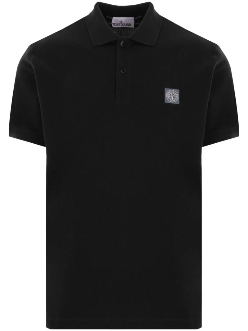 Stone Island Compass-badge polo shirt - Black von Stone Island