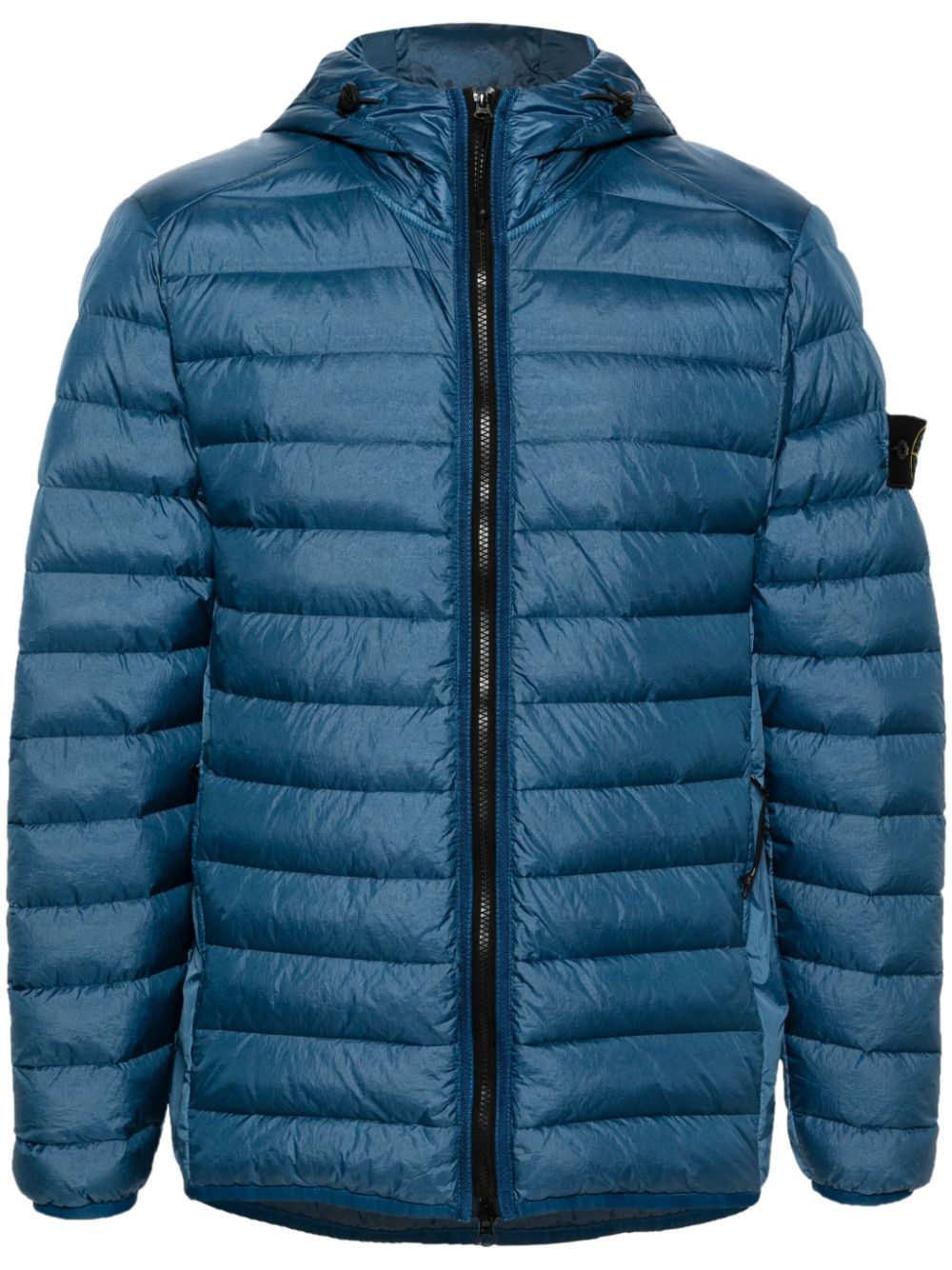 Stone Island Compass badge puffer jacket - Blue von Stone Island