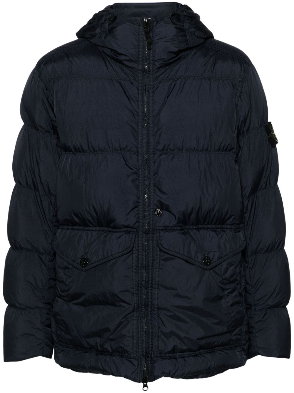 Stone Island Compass-badge puffer jacket - Blue von Stone Island