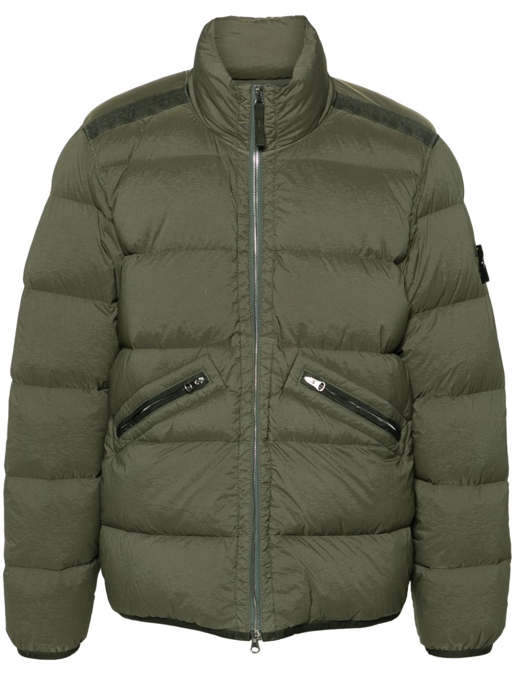 Stone Island Compass-badge puffer jacket - Green von Stone Island