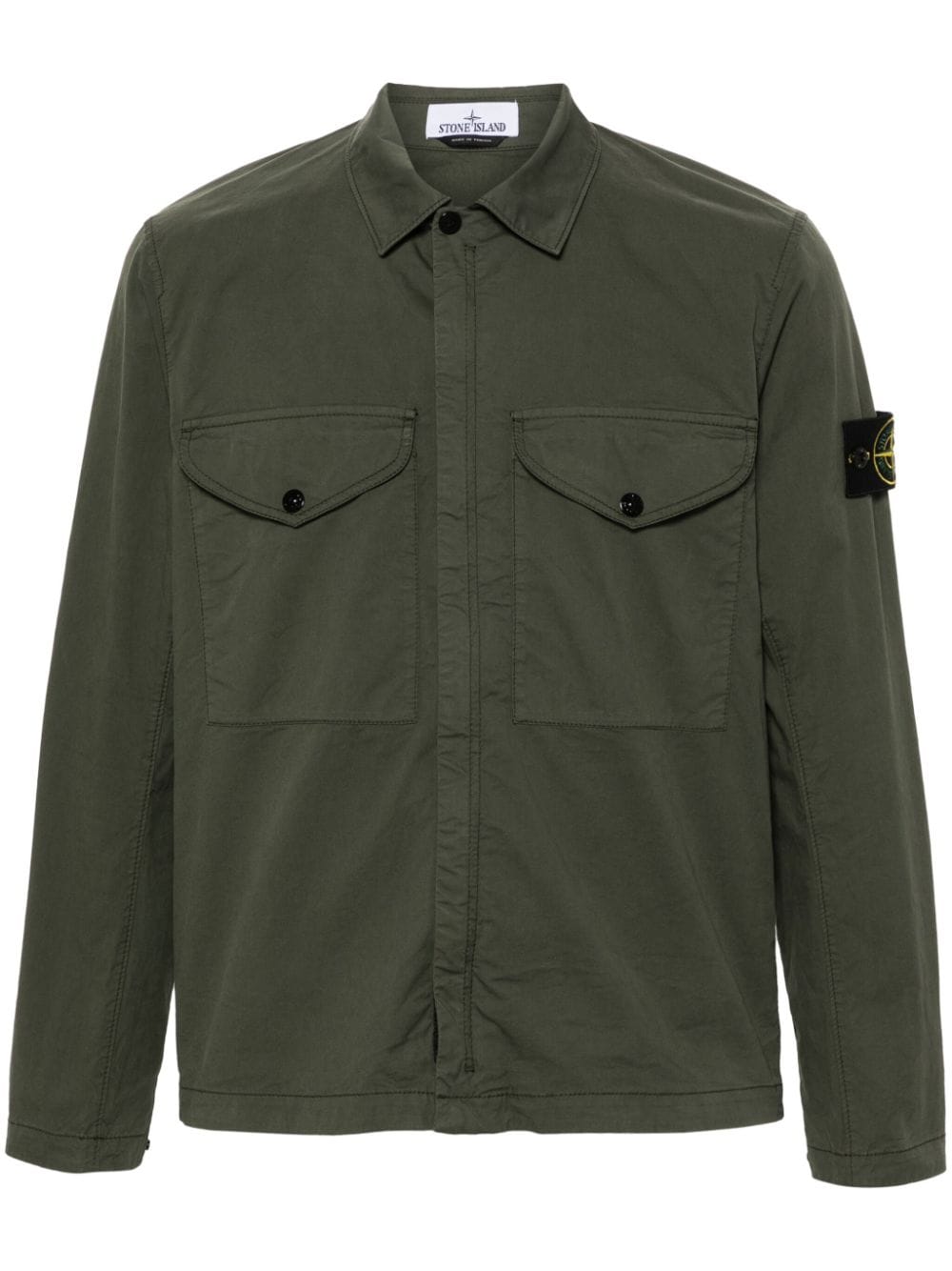 Stone Island Compass-badge shirt jacket - Green von Stone Island