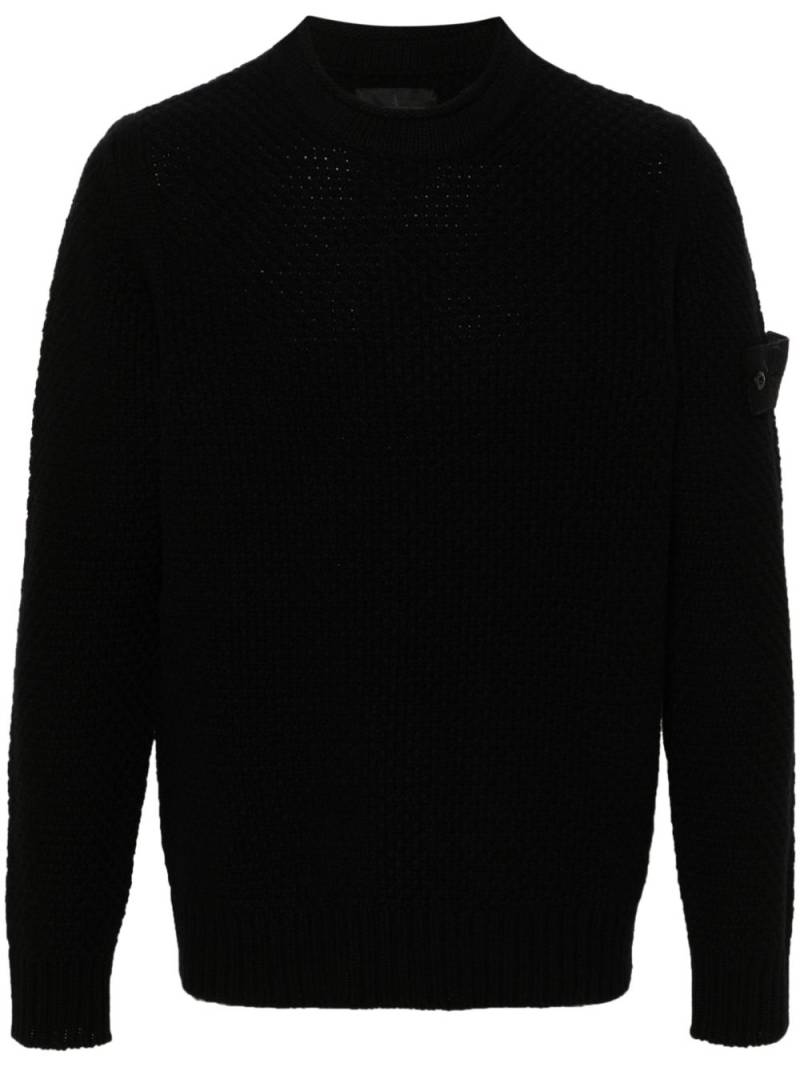 Stone Island Compass-badge sweater - Black von Stone Island