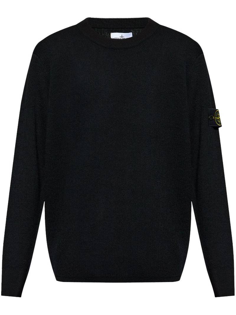 Stone Island Compass-badge sweater - Black von Stone Island