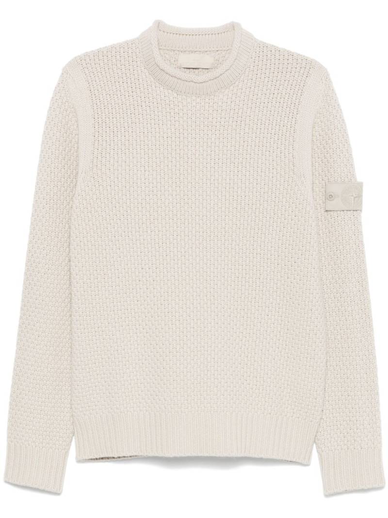 Stone Island Compass-badge sweater - Neutrals von Stone Island