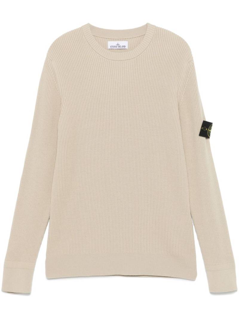 Stone Island Compass-badge sweater - Neutrals von Stone Island