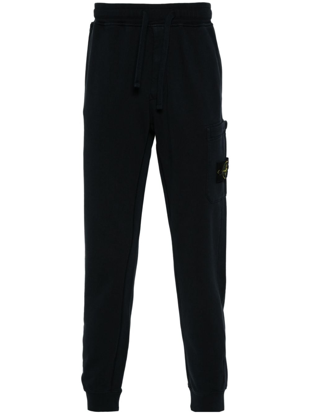 Stone Island Compass-badge tapered trousers - Blue von Stone Island