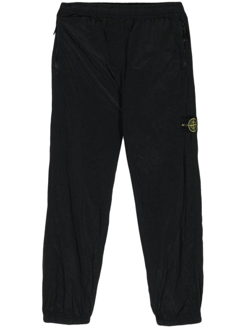 Stone Island Compass-badge track pants - Black von Stone Island