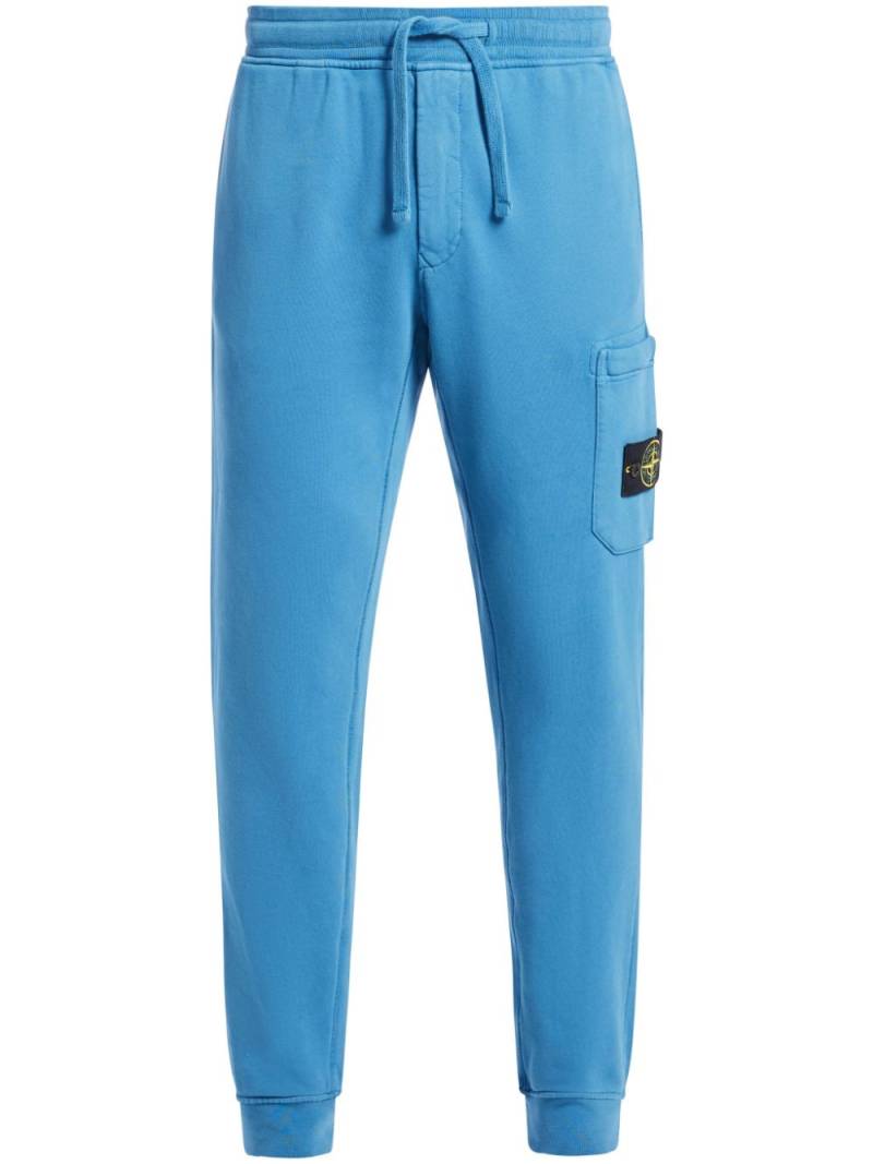 Stone Island Compass-badge track pants - Blue von Stone Island