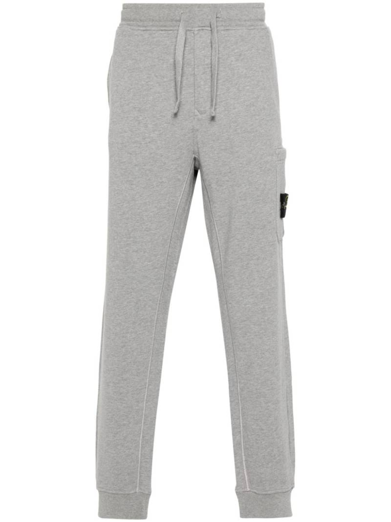 Stone Island Compass-appliqué track pants - Grey von Stone Island