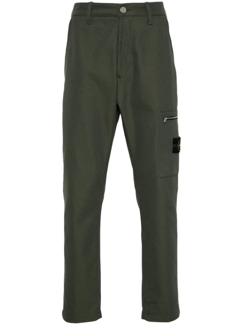 Stone Island Compass-badge trousers - Green von Stone Island