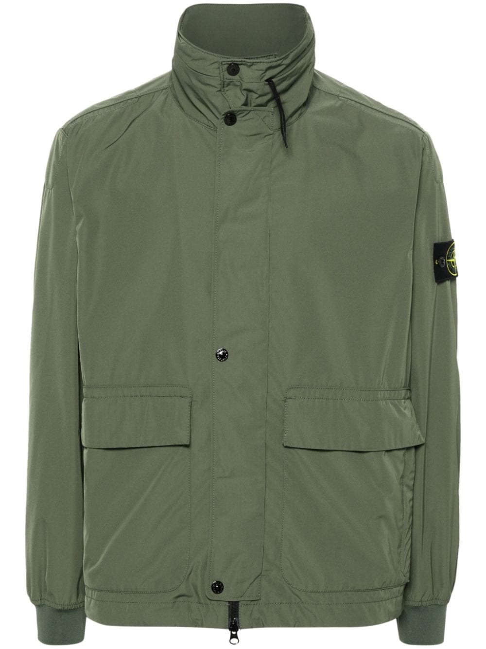 Stone Island Compass-badge twill jacket - Green von Stone Island