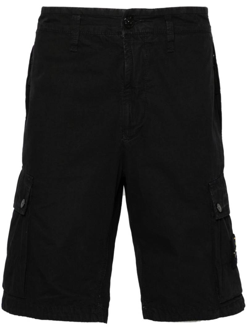 Stone Island Compass cotton cargo shorts - Blue von Stone Island