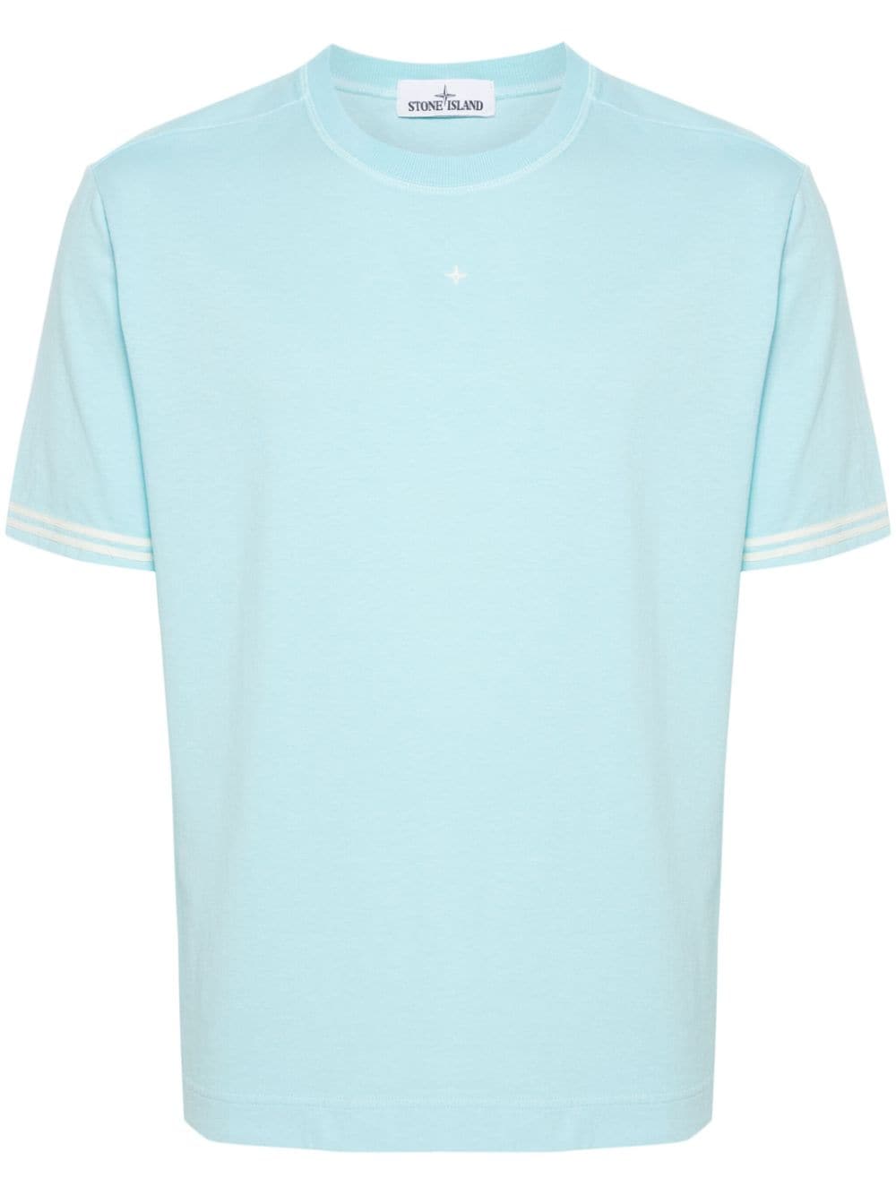 Stone Island Compass-embroidered T-shirt - Blue von Stone Island