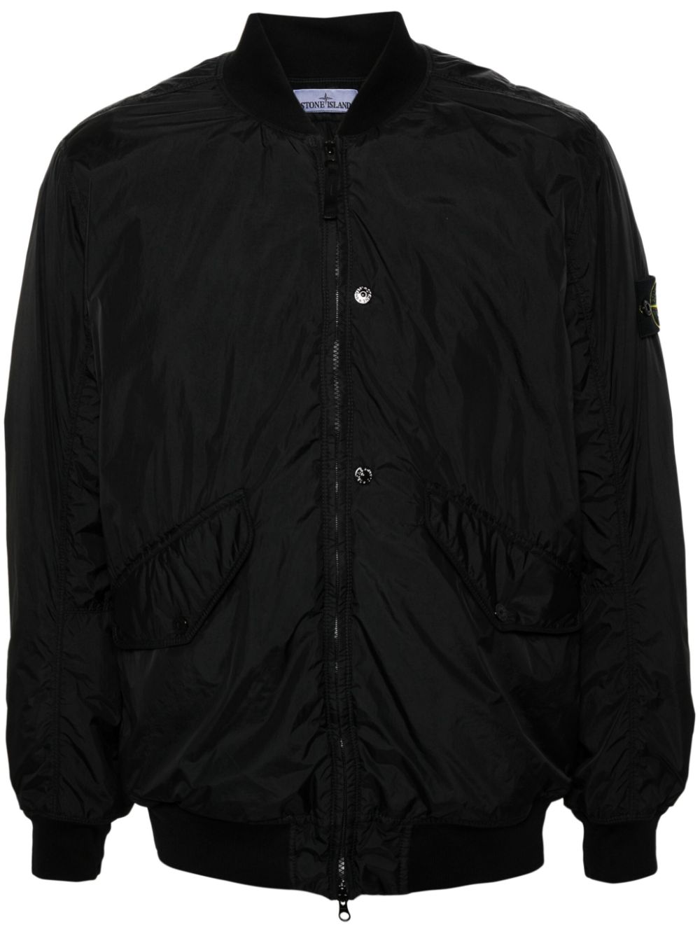 Stone Island Compass-logo padded jacket - Black von Stone Island