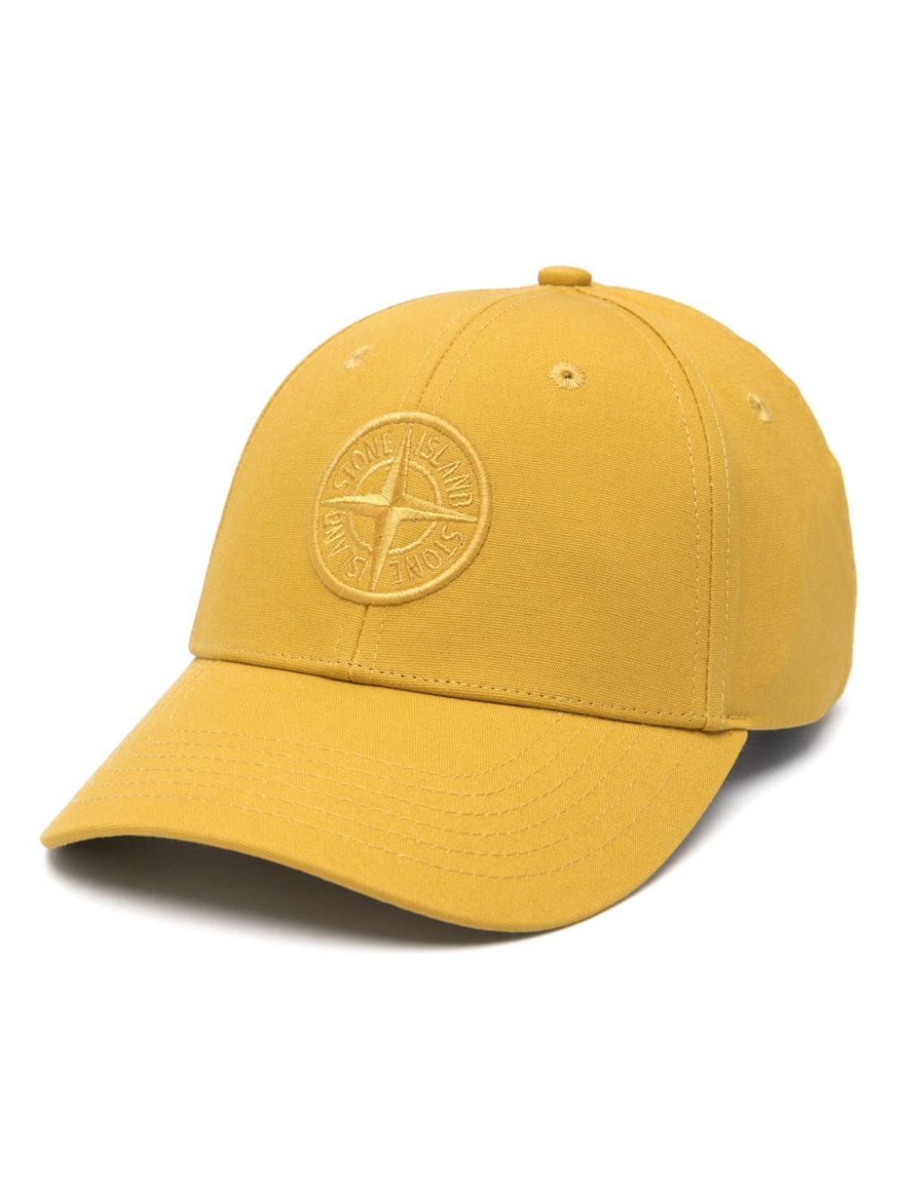 Stone Island Compass-motif baseball cap - Yellow von Stone Island