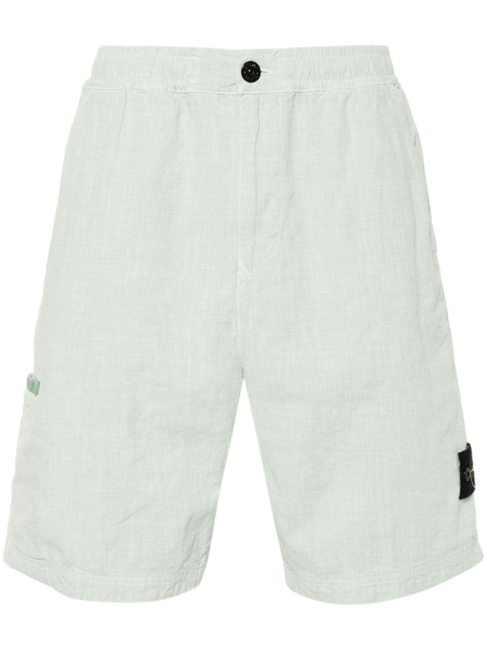 Stone Island Compass-motif bermuda shorts - Green von Stone Island